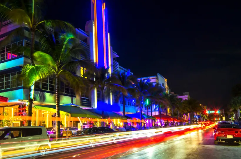 South Florida night scene